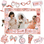 Photo Booth and Props - Team Bride | 1 Photo Booth Frame & 24 Props