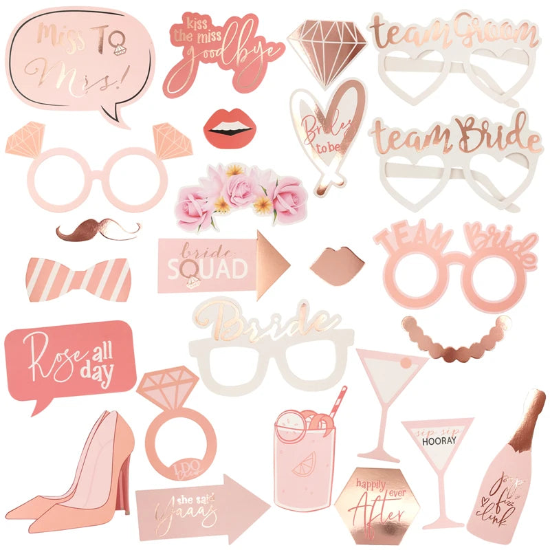 Photoshoot Props - Team Bride | 23 pieces