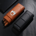 2 Piece Triple Cigar Portable Holder