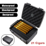 Portable Cigar Holder - Holds 21 Cigars | Premium Groomsman Gift